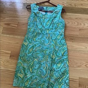 Jones New York petite dress green professional